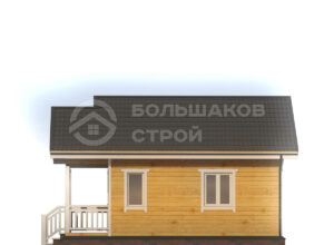 Каркасный дом ДК001