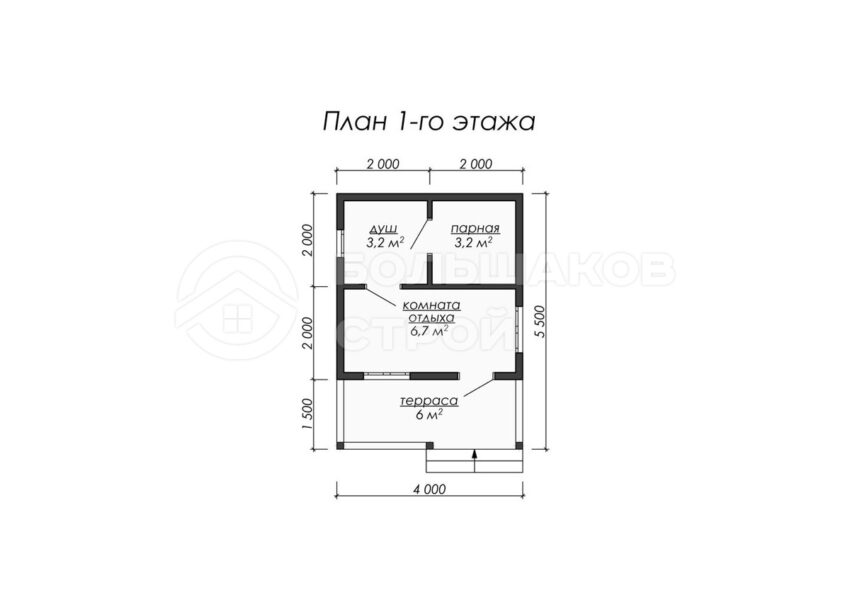 План 1 этаж