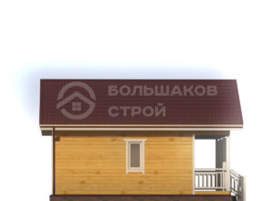 Баня из бруса ББ014