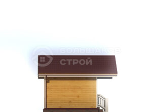 Баня из бруса ББ017