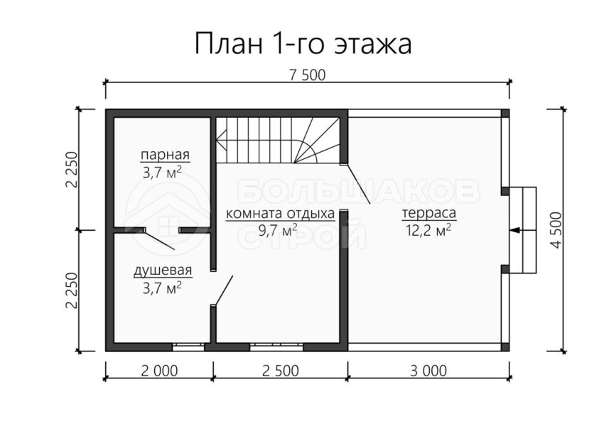 План 1 этаж