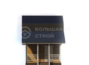 Баня из бруса ББ048