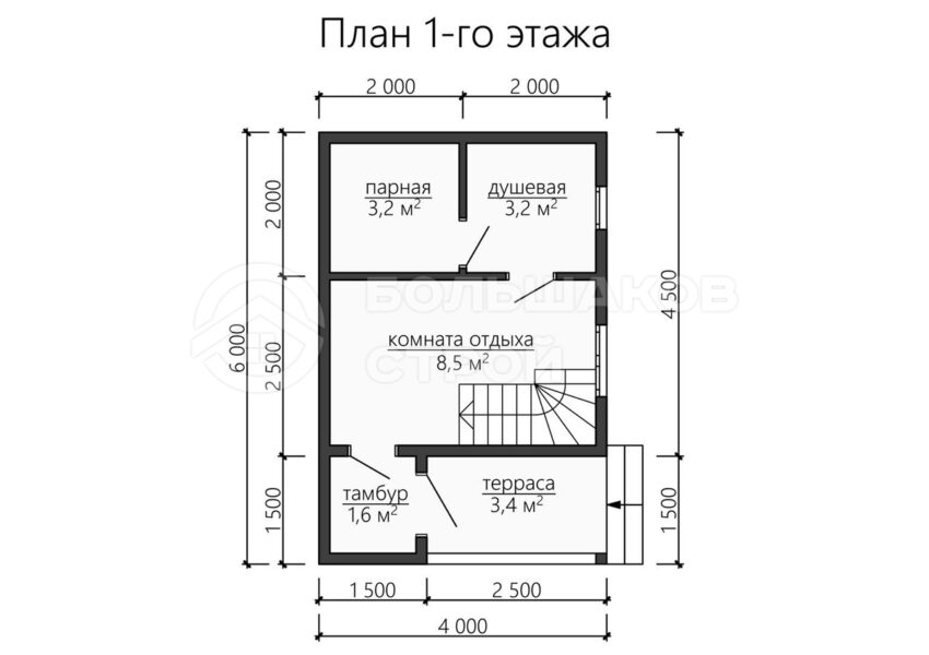 План 1 этаж
