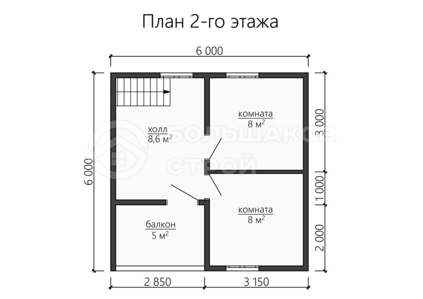 План 2 этаж