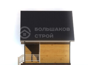 Баня из бруса ББ058