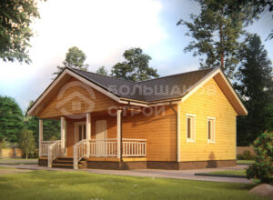 Баня из бруса ББ069