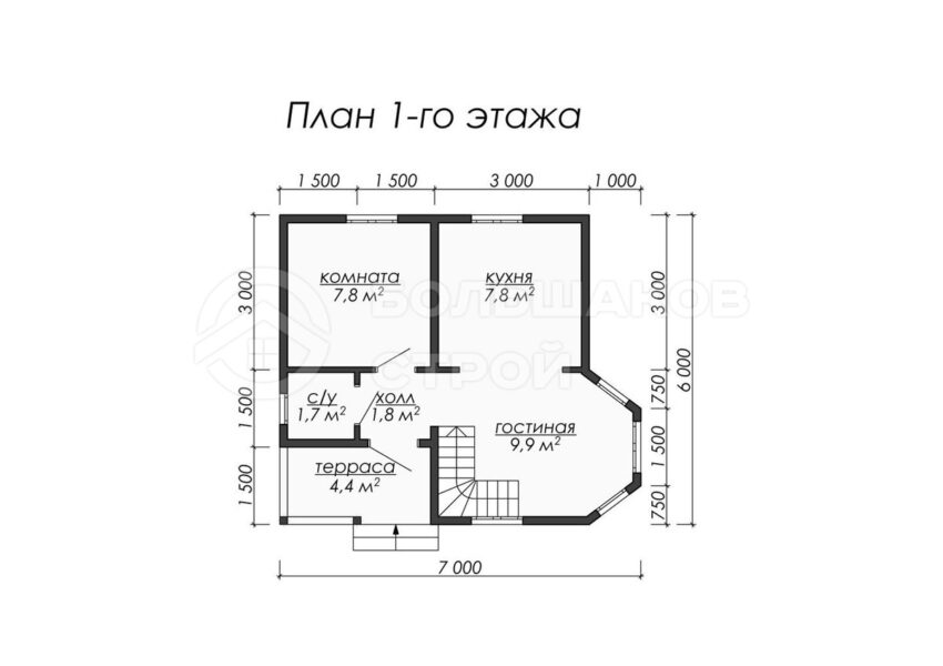План 1 этаж