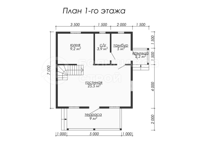 План 1 этаж