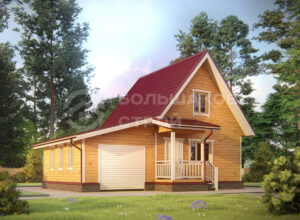 Дом из бруса ДБ018