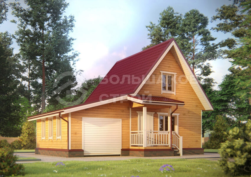 Фото Дом из бруса ДБ018