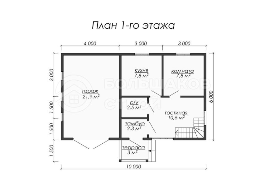 План 1 этаж