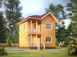 Каркасный дом ДК020