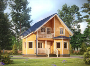 Каркасный дом ДК029