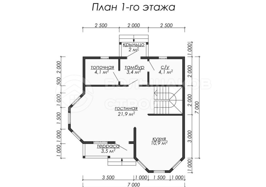 План 1 этаж