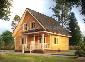 Каркасный дом ДК033