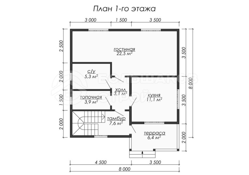 План 1 этаж