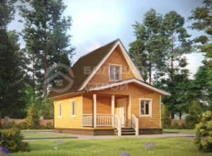 Каркасный дом ДК035
