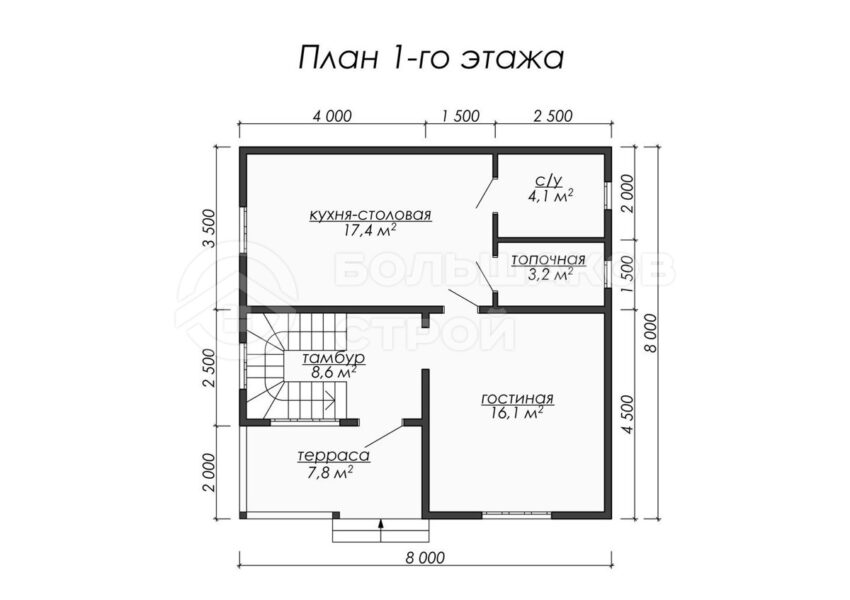 План 1 этаж