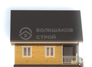 Каркасный дом ДК070