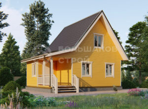 Каркасный дом ДК002