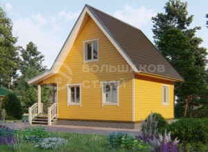 Каркасный дом ДК002