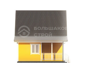 Каркасный дом ДК002