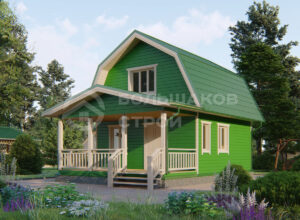 Каркасный дом ДК003