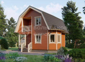 Каркасный дом ДК007