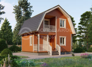 Каркасный дом ДК007