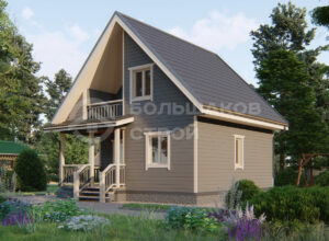 Каркасный дом ДК015
