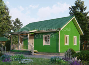 Каркасный дом ДК023