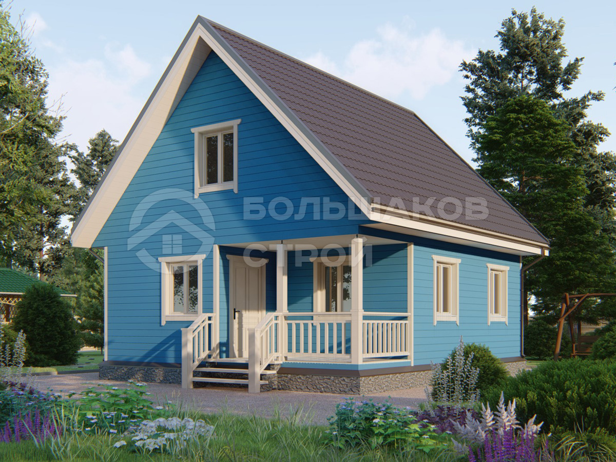 Каркасный дом ДК024
