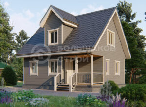 Каркасный дом ДК025