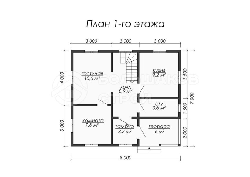 План 1 этаж