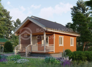 Каркасный дом ДК027