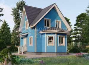 Каркасный дом ДК034