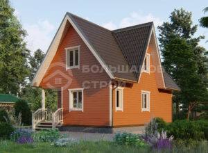 Каркасный дом ДК037