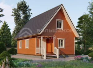 Каркасный дом ДК037