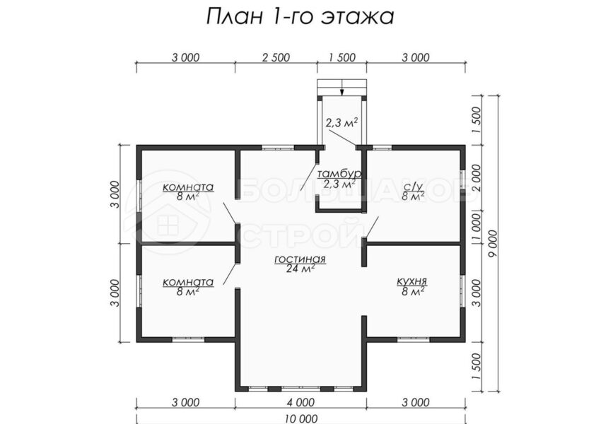 План 1 этаж