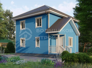 Каркасный дом ДК074