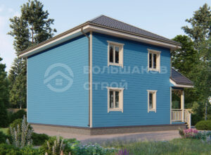 Каркасный дом ДК074