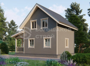 Каркасный дом ДК075