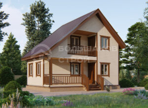 Каркасный дом ДК078