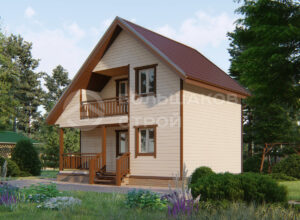 Каркасный дом ДК078
