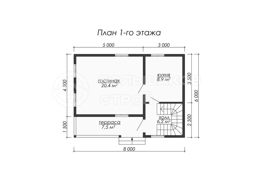 План 1 этаж