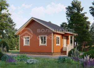Каркасный дом ДК087