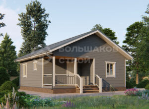 Каркасный дом ДК115