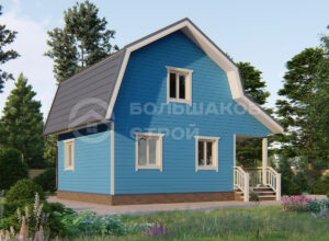 Каркасный дом ДК124
