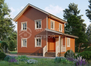 Каркасный дом ДК127