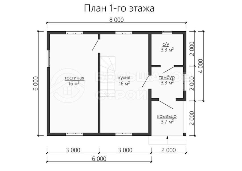 План 1 этаж